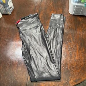 SPANX Black High-Shine Leggings